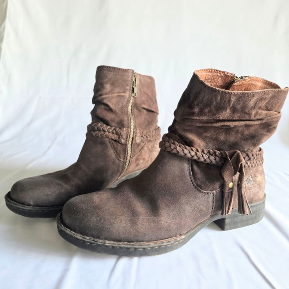 Women's Born Brown Suede Ankle Boots & Booties Size 9 - Picture 6 of 12